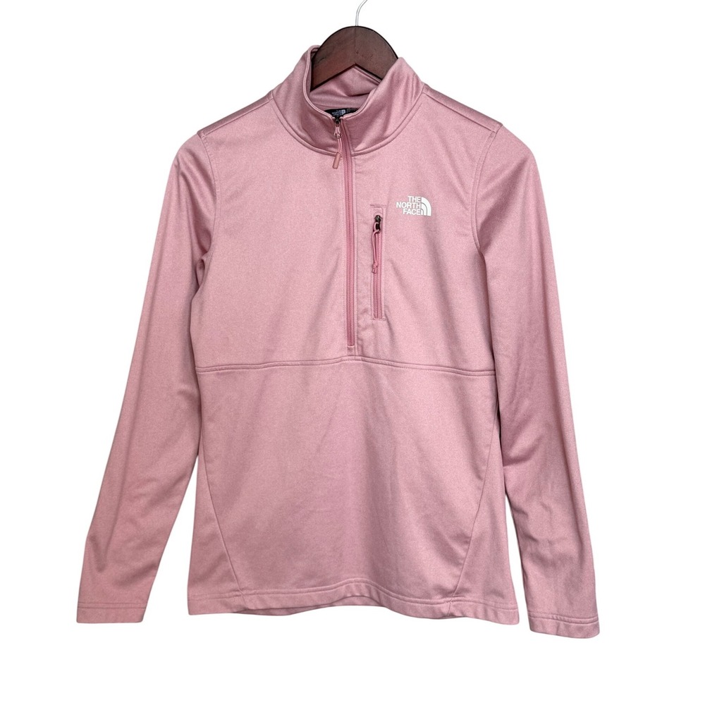 The North Face Women's S Pink 1/4 Zip Athletic Performance Pullover